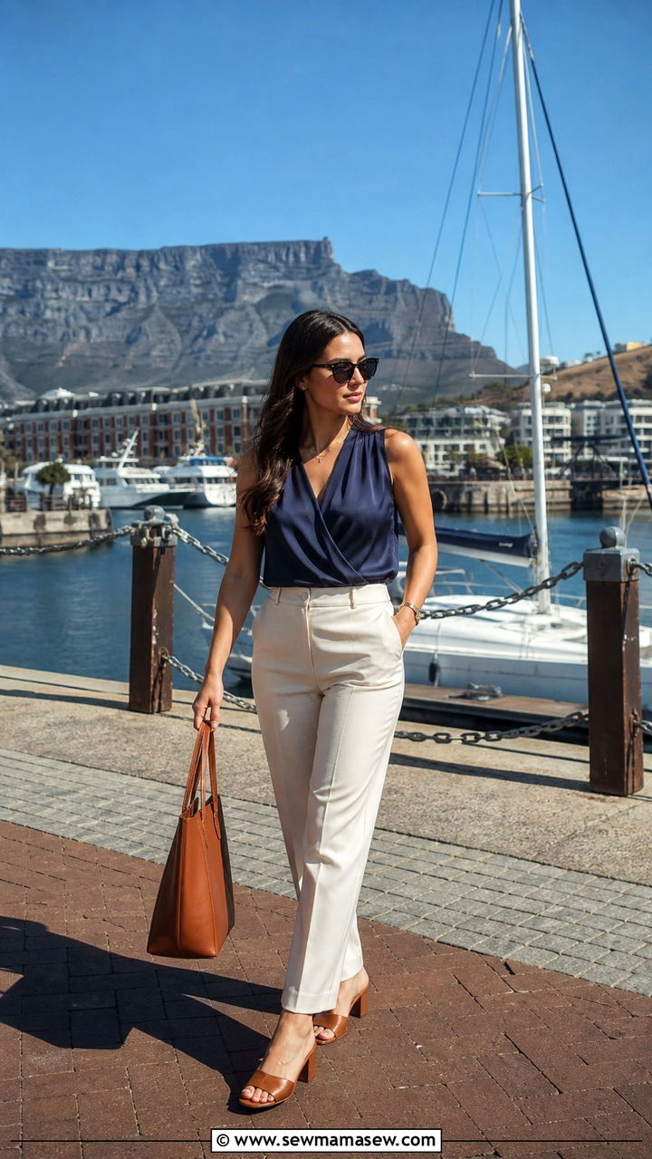 VandA Waterfront outfit Cape Town smart casual - 20 Cape Town outfit ideas