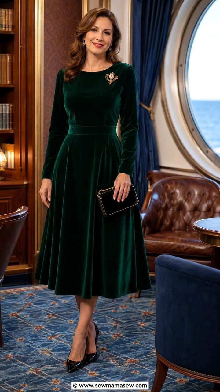 Velvet Dress Disney Cruise Formal Night - 30 Disney cruise formal night outfit