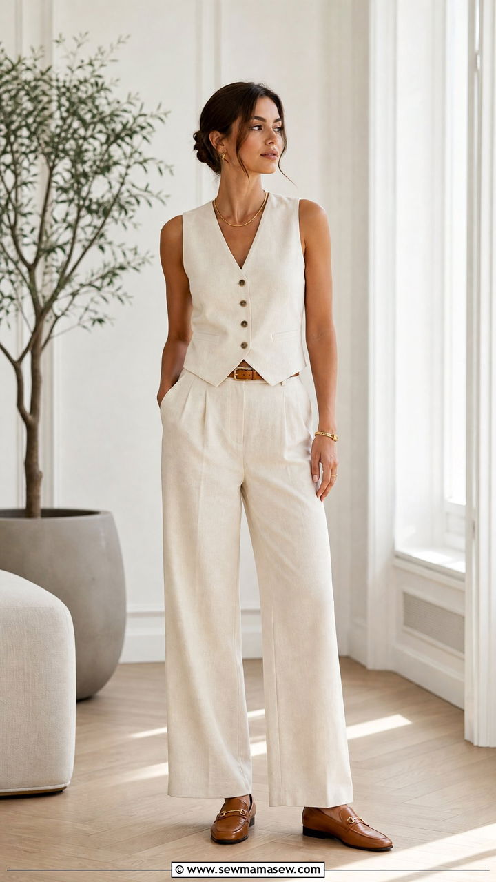 Vest With Trousers and Loafers for Layering - 30 How to style loafers