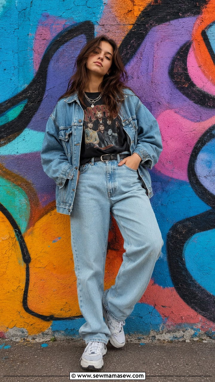 Vintage 90s Senior Photo Outfit - 30 Senior photo outfit ideas 2026