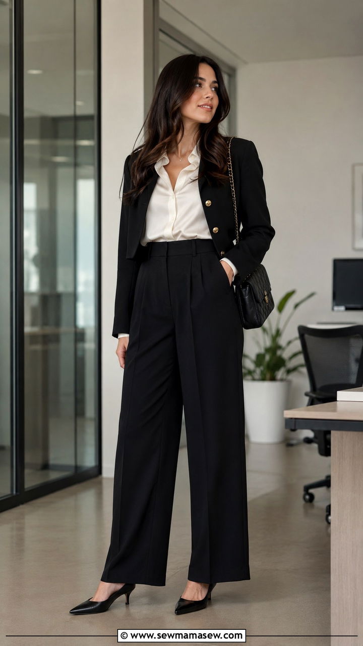 Waistcoat outfit women office - 30 Wall Street outfit ideas