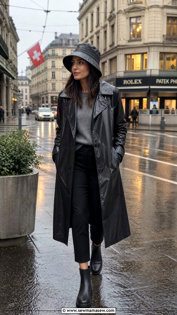 Waterproof Trench For Geneva Rain - 25 Geneva outfit ideas