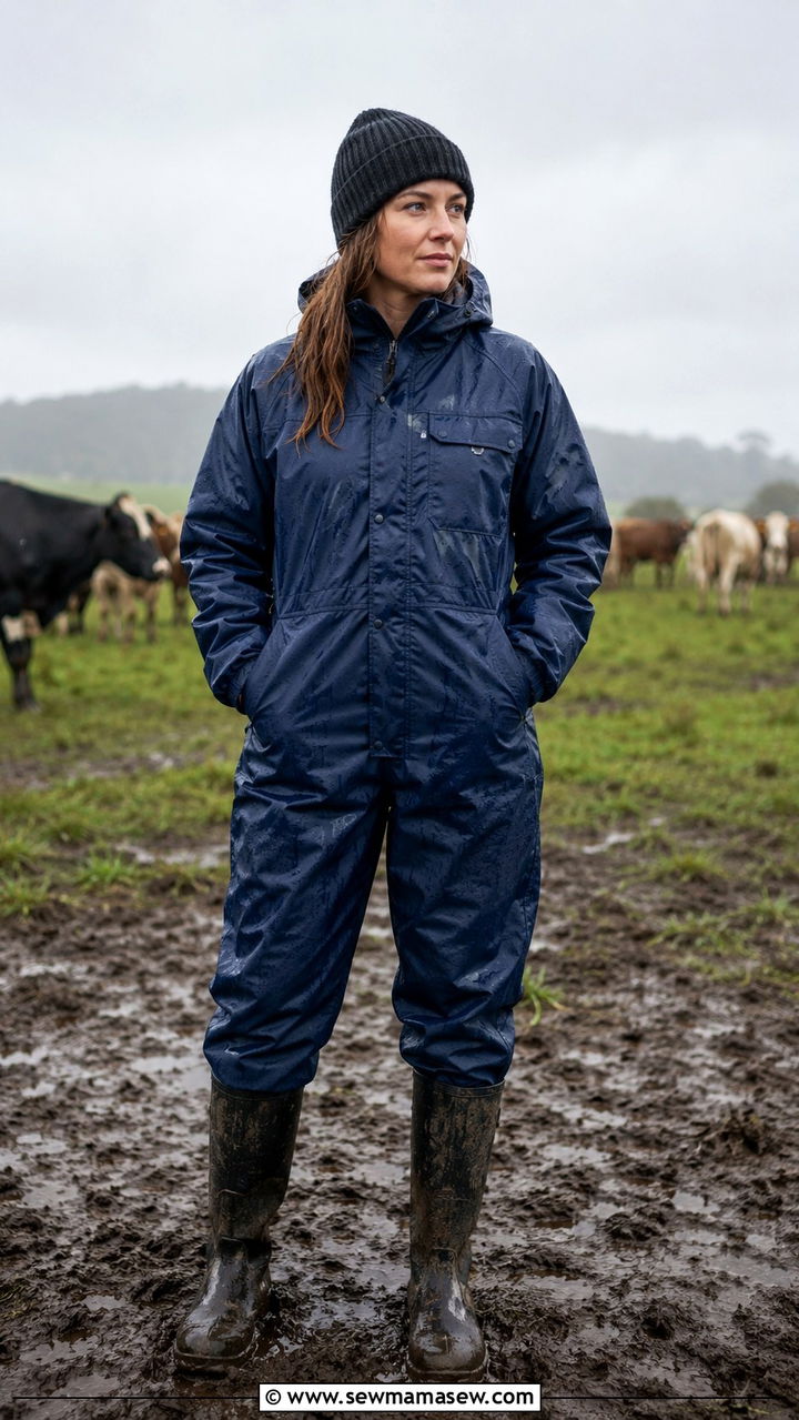 Waterproof coveralls with insulated boots - 25 Vet tech outfit ideas