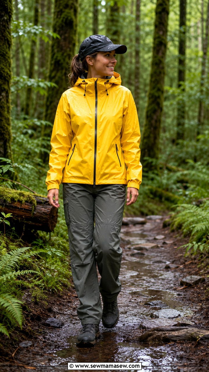 Waterproof rain jacket and quick dry pants dog training outfit - 30 Dog trainer outfit ideas