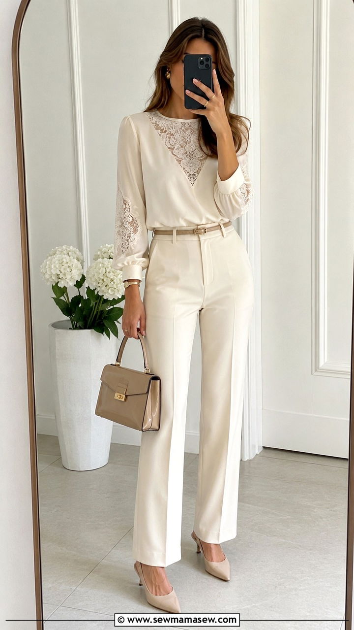 Wedding Guest Straight Leg Trousers Outfit - 25 Wedding guest outfit ideas not a dress