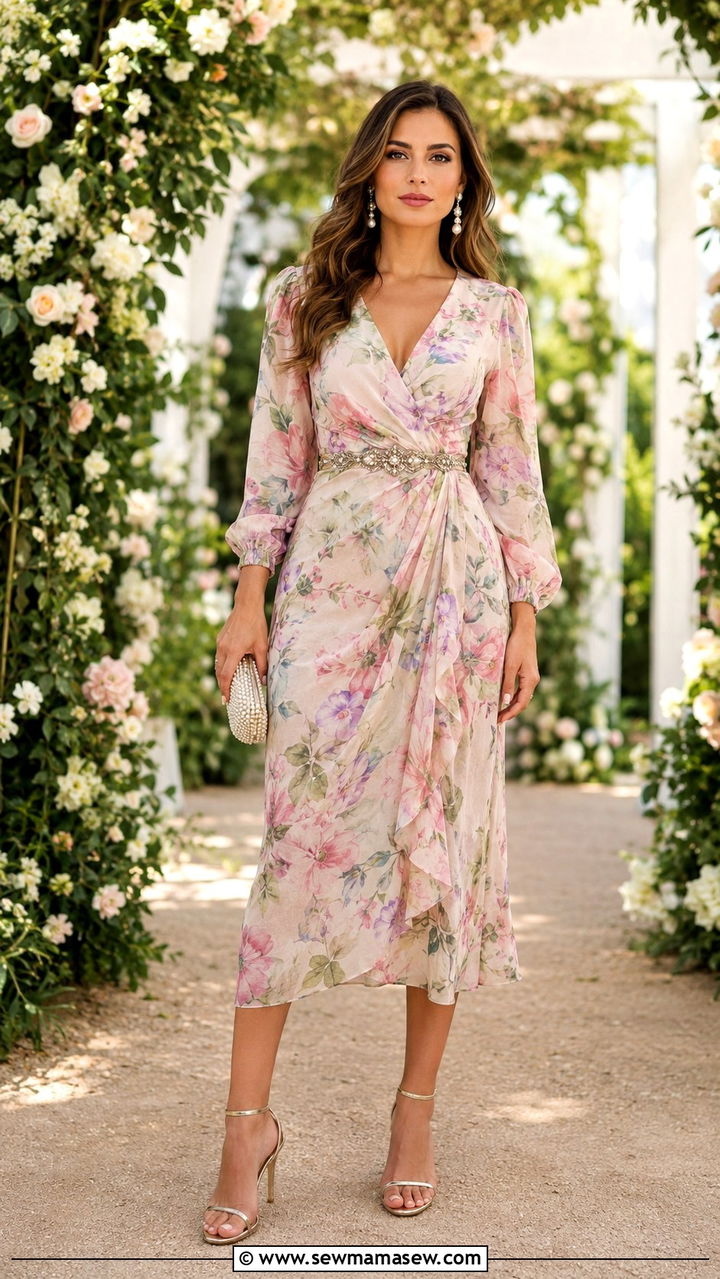 Wedding guest wrap dress with belt outfit - 25 Wrap dress outfit ideas with a belt