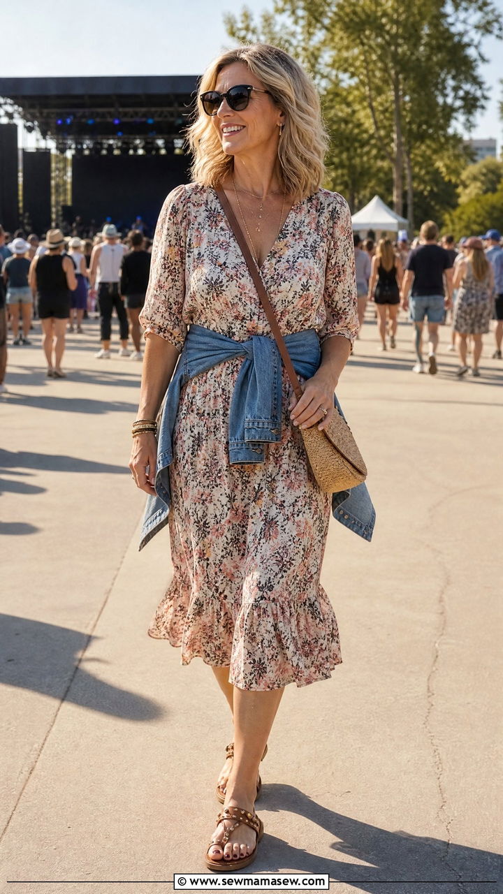 What to wear to a concert over 50 midi dress - 25 What to wear to a concert over 50