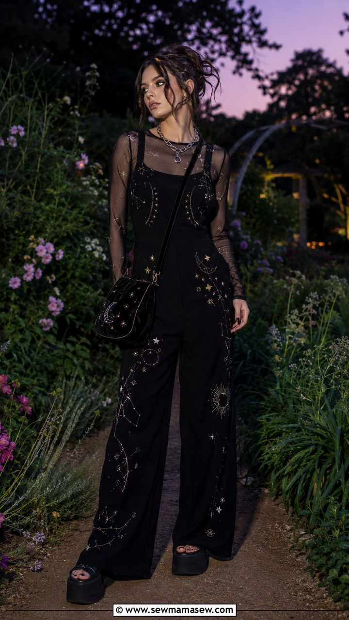 Whimsigoth Jumpsuit Mysterious Summer Outfit - 30 Mysterious summer outfit ideas