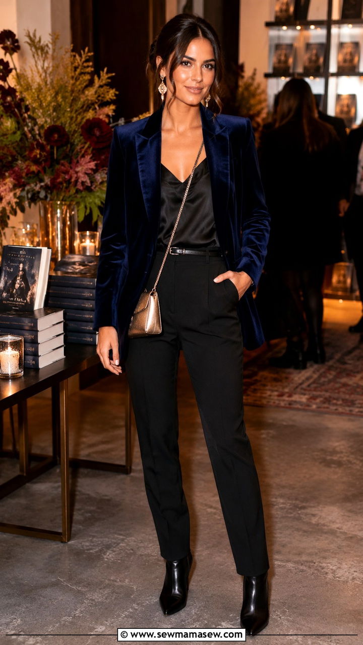 White Blazer and Jeans Book Launch Outfit - 25 Book launch outfit ideas