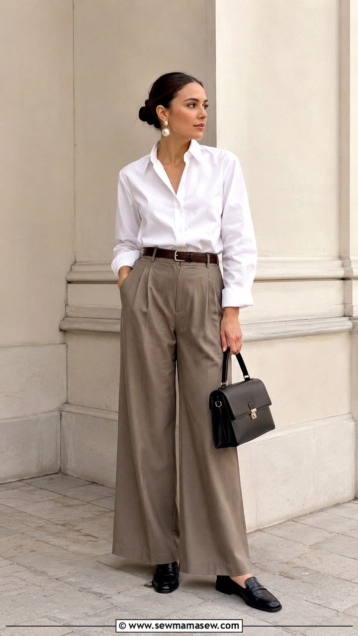 White Button Down Pearl Earrings Old Money Outfit - 25 Old money outfit ideas with pearls