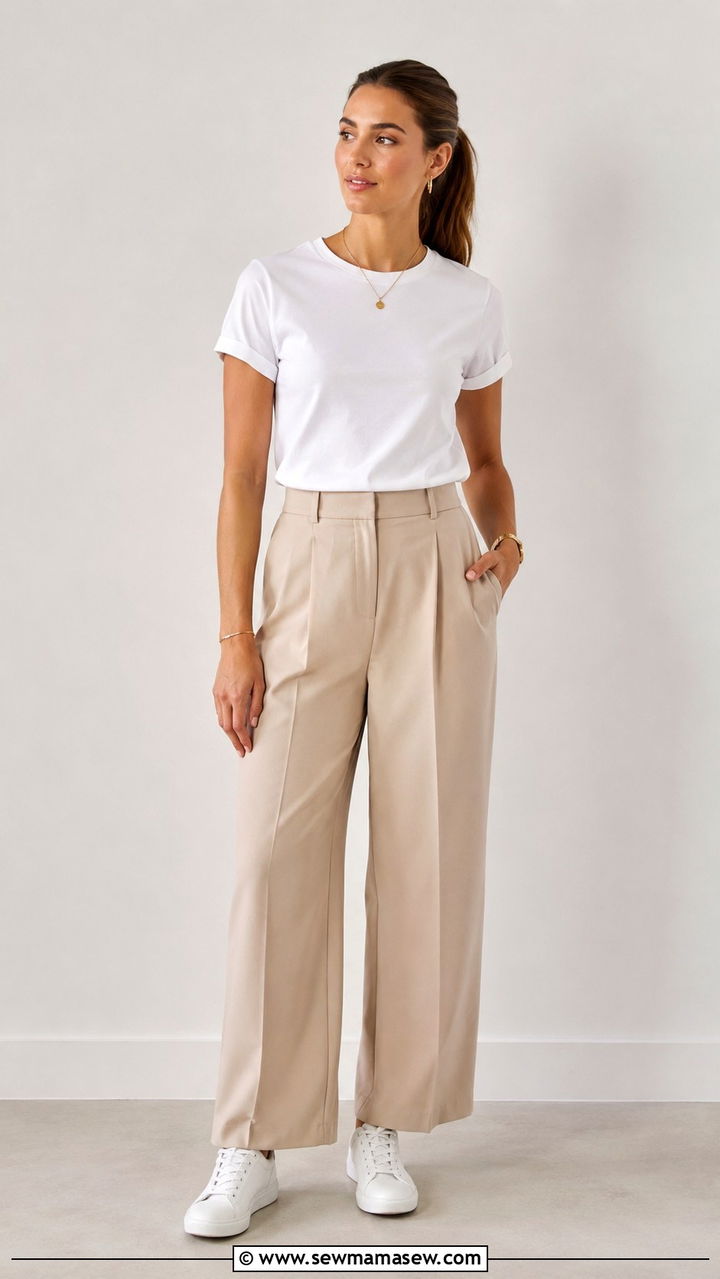 White Button Down and Relaxed Jeans Outfit - 20 Spring outfit essentials 2026