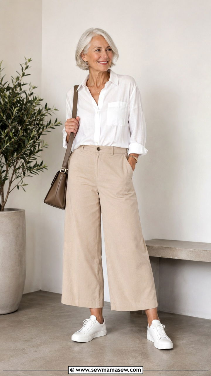 White Sneakers with a Maxi Dress - 20 How to style white sneakers over 60