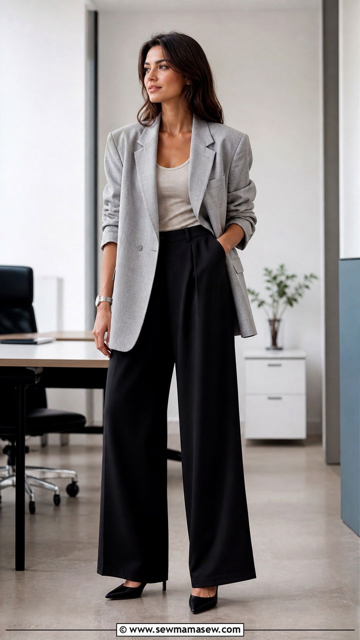 White Tank Top and Tailored Shorts - 40 Minimalist outfit ideas