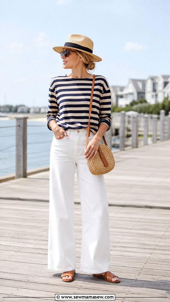 White Wide Leg Jeans Outfit - 30 cute wide leg jeans outfits