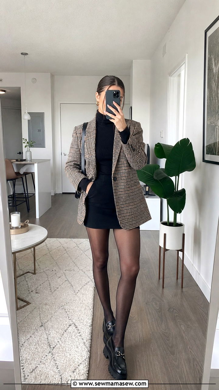 White blazer with denim shorts and flat sandals - 40 cute blazer outfits