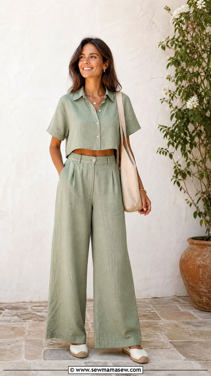 White midi dress with leather slides - 40 Summer Italy outfit ideas