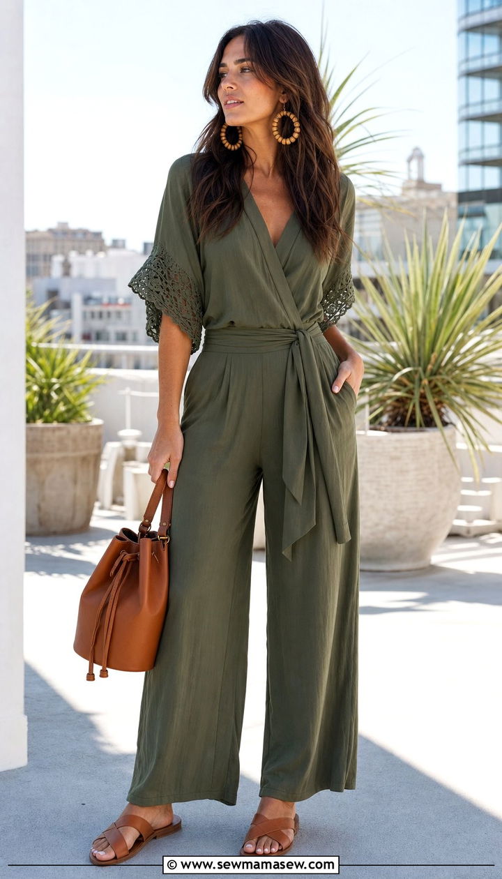 Wide Leg Jumpsuit Boho Outfit - 25 Summer boho outfits 2026