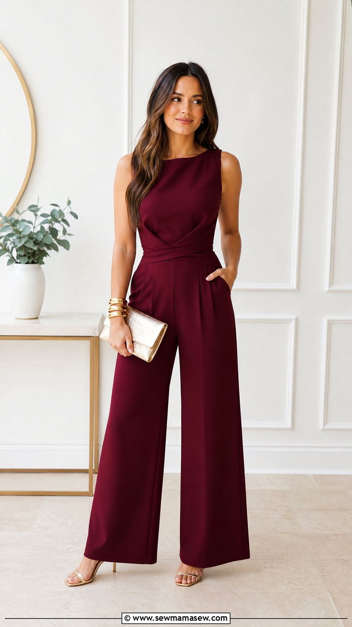 Wide Leg Jumpsuit City Hall Wedding Guest - 25 City hall wedding guest outfits