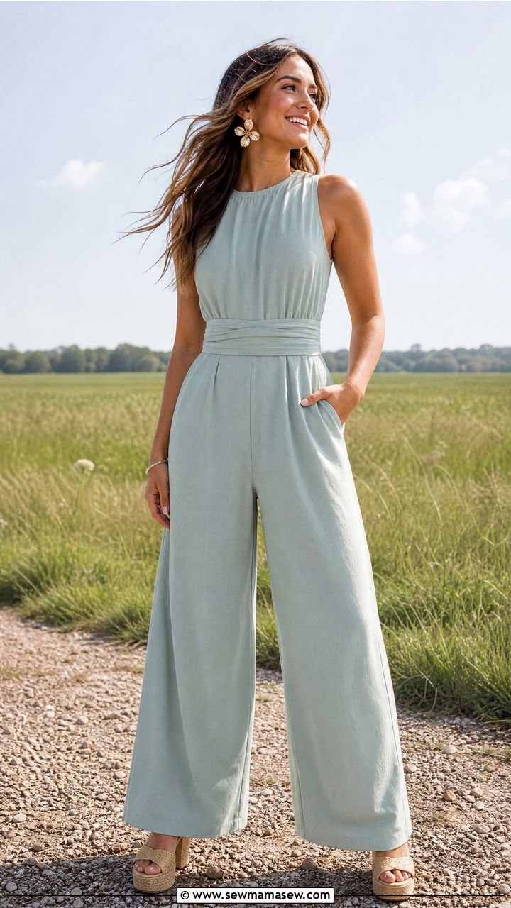Wide Leg Jumpsuit Graduation Outfit - 25 graduation outfits inspo