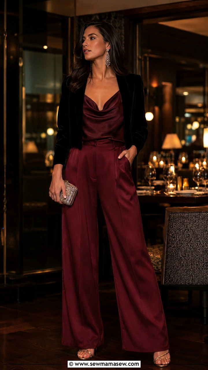 Wide Leg Pants Outfit For Evening - 25 wide leg pants outfits 2026