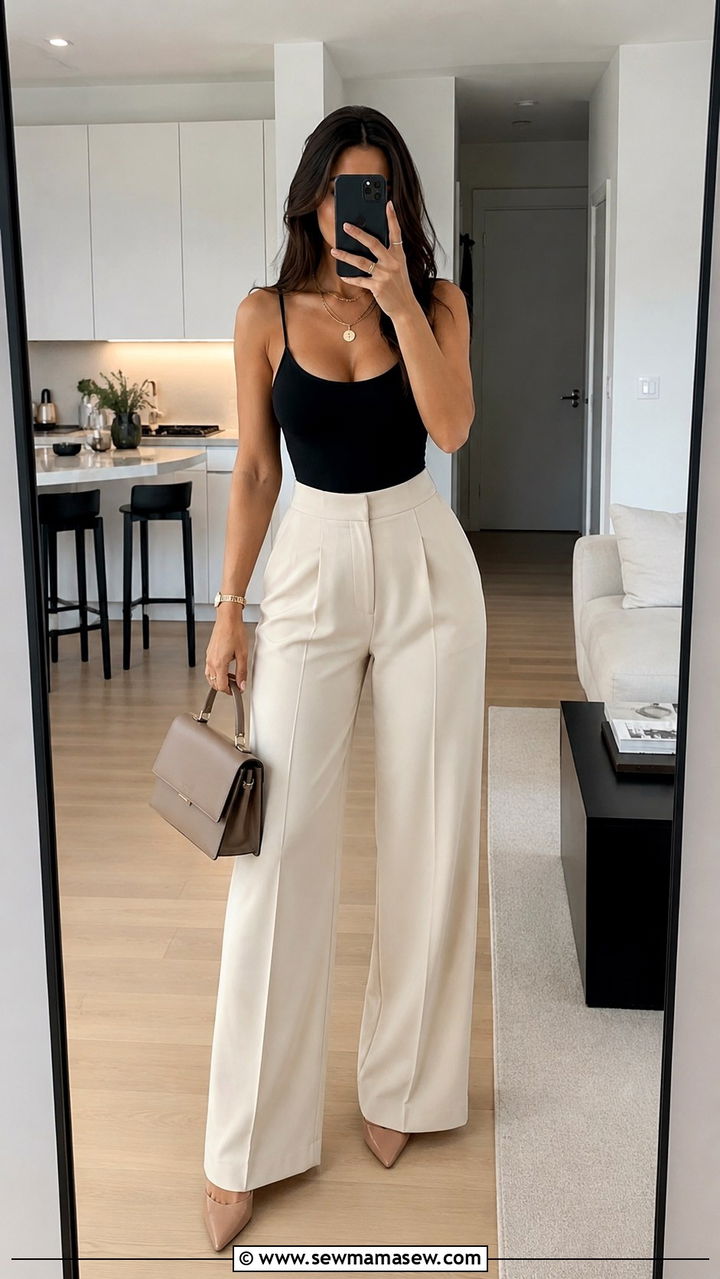Wide Leg Pants Outfit For Skinny Legs - 25 Outfit ideas for skinny legs