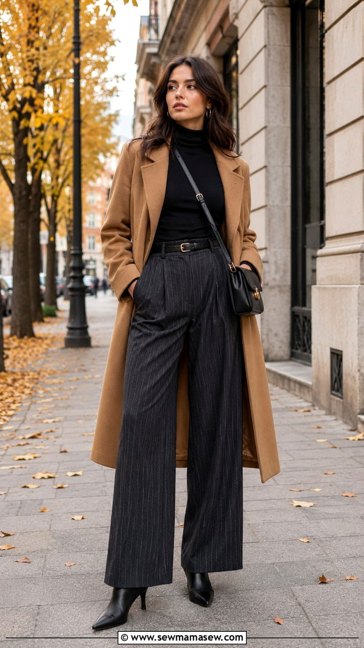 Wide Leg Pants Outfit With Ankle Boots - 25 wide leg pants outfits 2026
