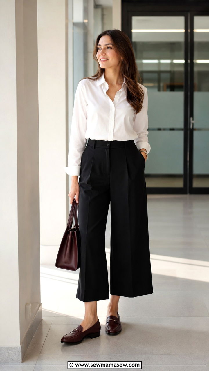 Wide Leg Pants With Loafers Outfit - 25 wide leg pants outfits aesthetic