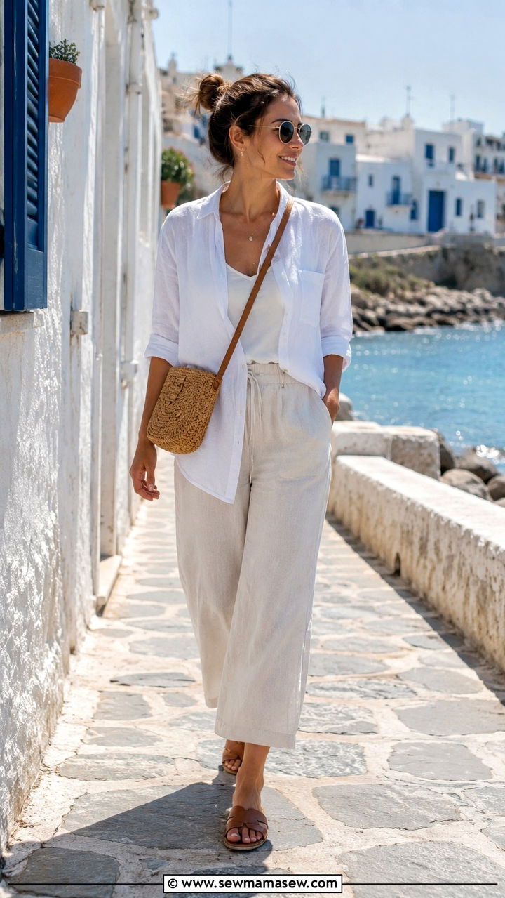 Wide Leg Pants With Sandals Outfit - 25 wide leg pants outfits aesthetic