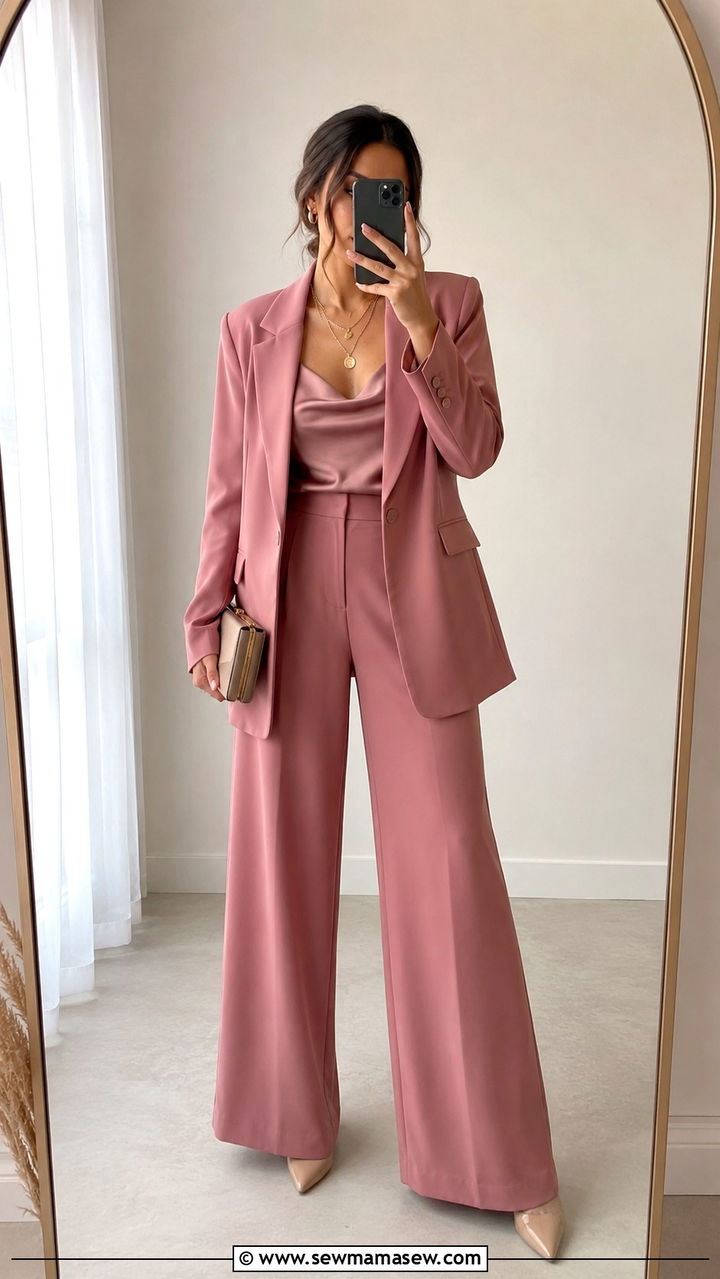 Wide Leg Pantsuit Wedding Guest Outfit - 25 Wedding guest outfit ideas pinterest