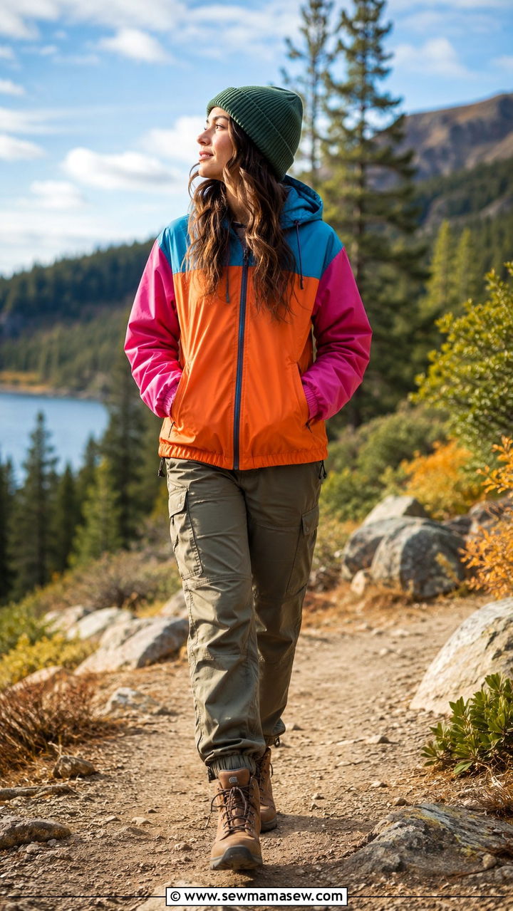 Windbreaker With Cargo Pants And Hiking Boots - 30 casual windbreaker outfits