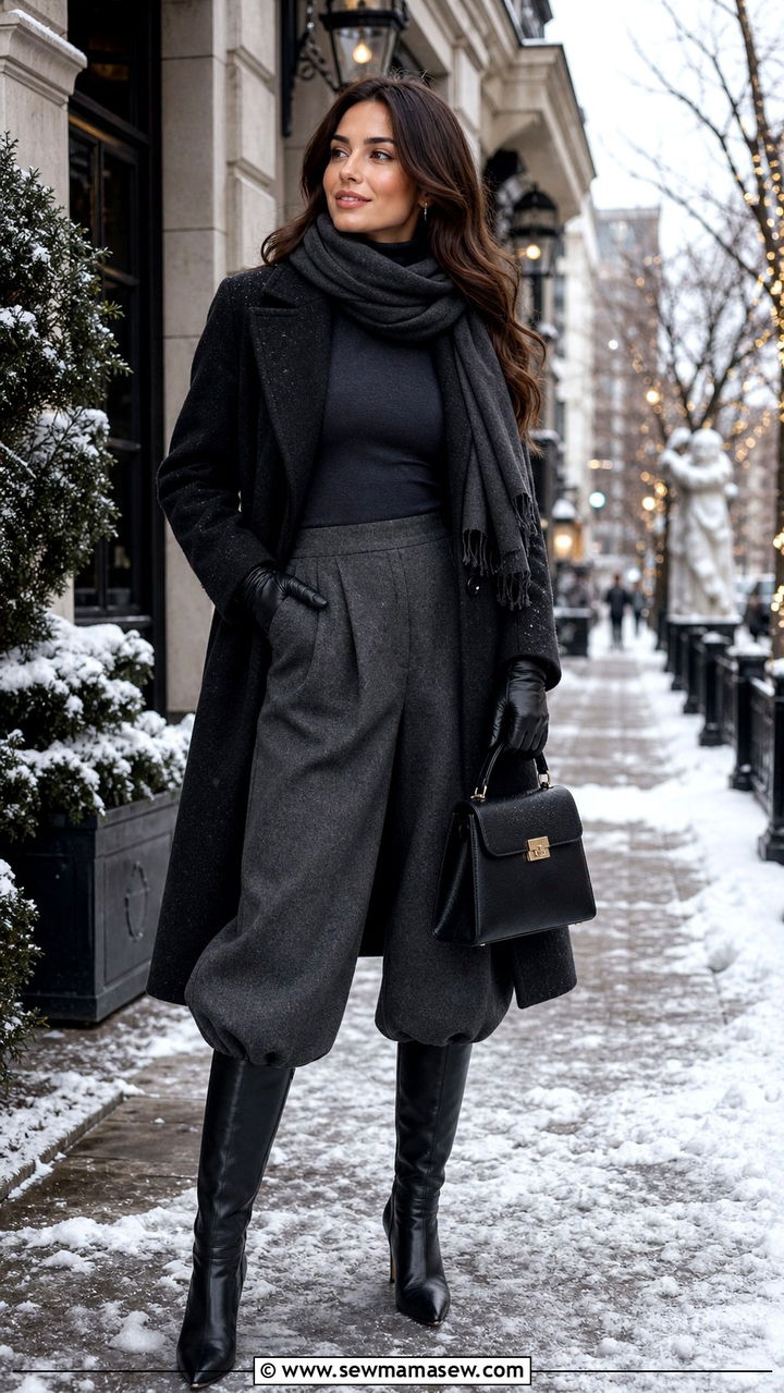 Winter Balloon Pants Styling - 20 balloon pants outfits 2026