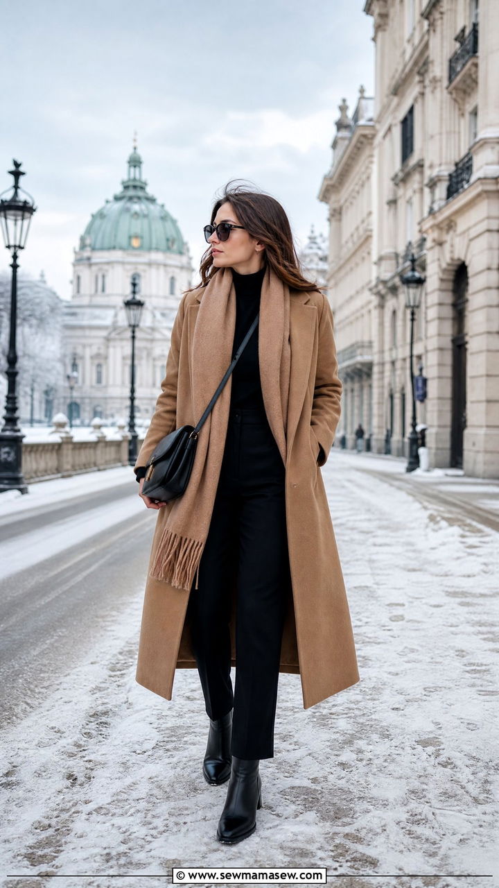 Winter Camel Coat Outfit Europe - 30 Europe travel outfits ideas