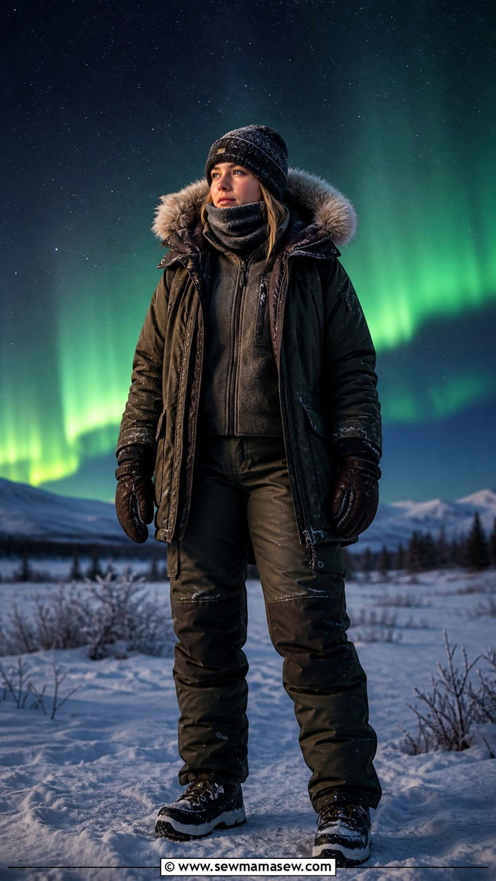 Winter Northern Lights Hunting Outfit - 40 What to wear in Iceland