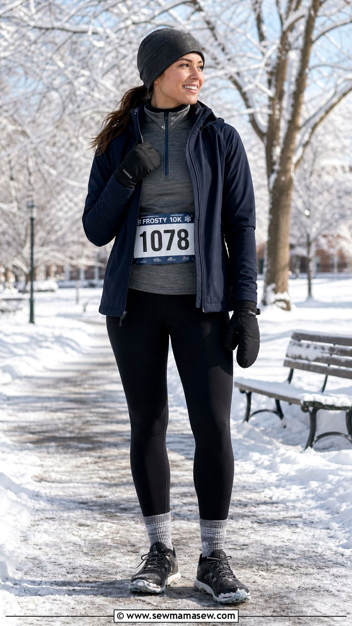 Winter cold weather 10K race outfit - 20 10K outfit ideas