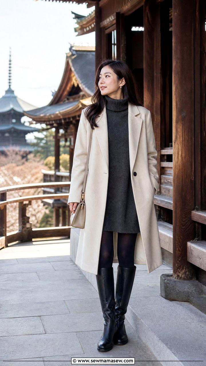 Winter dress and tights Kyoto - 40 What to wear in Kyoto