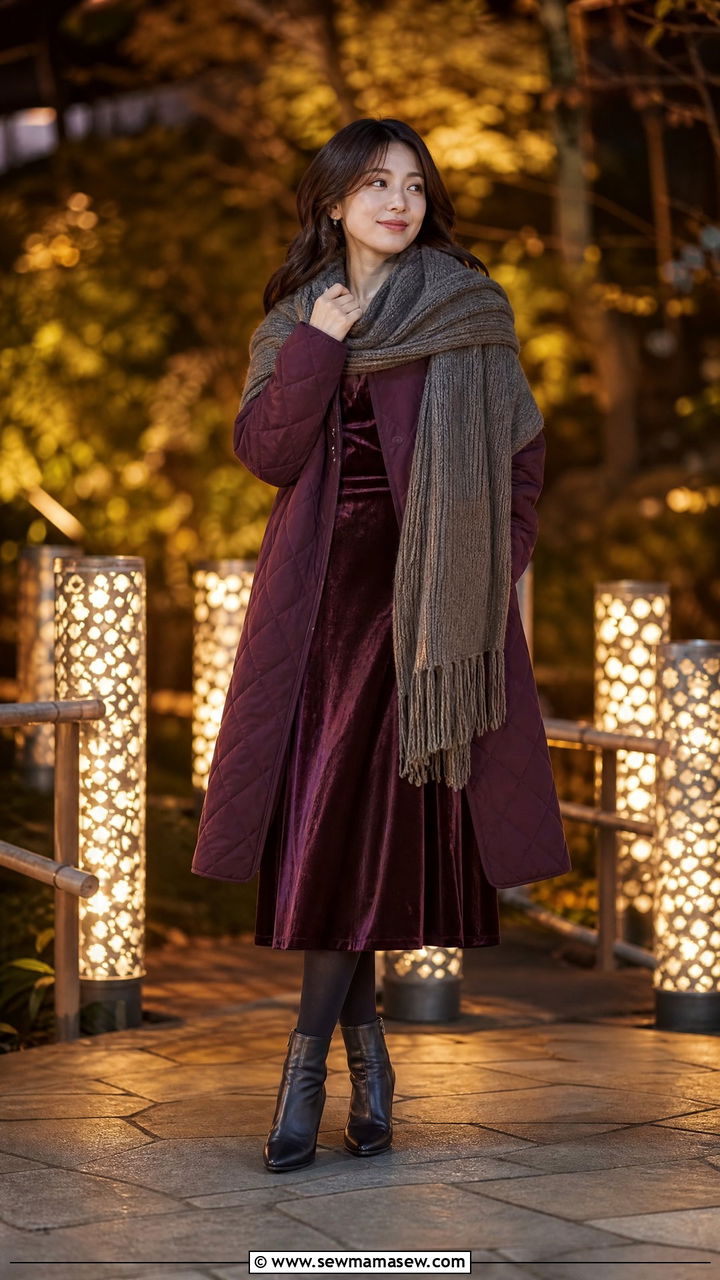 Winter illumination Kyoto outfit - 40 What to wear in Kyoto