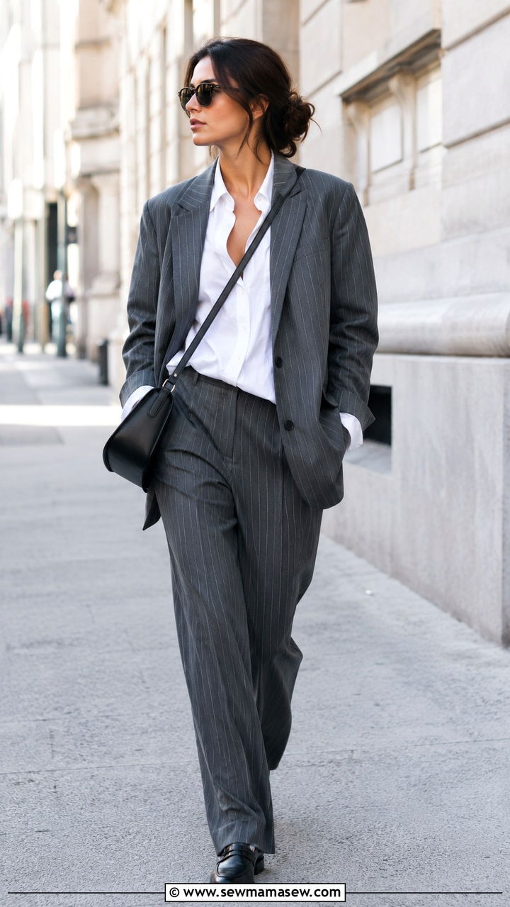 Womens power suit outfit - 30 Wall Street outfit ideas