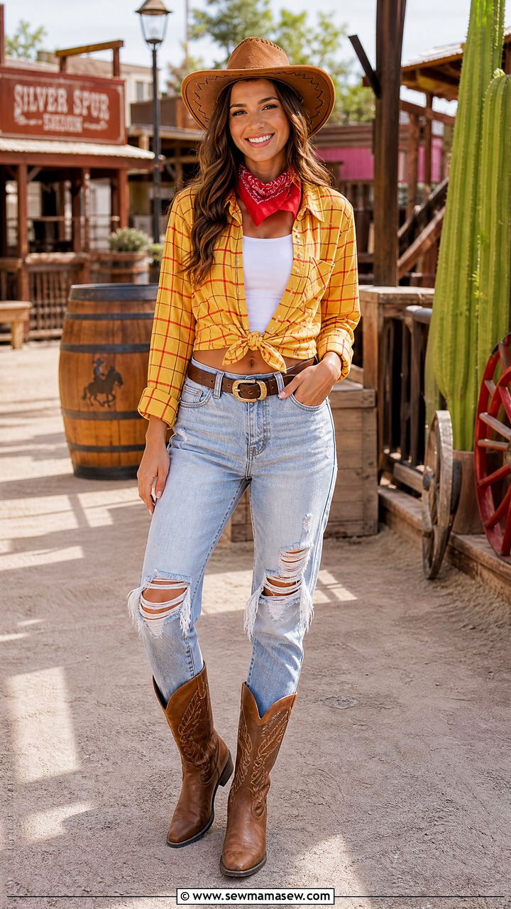 Woody Toy Story outfit for women - 30 Cute Disney outfits for women