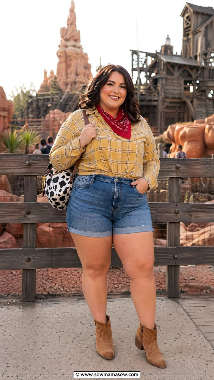 Woody Western Cowboy Outfit - 35 Disney outfit ideas plus size