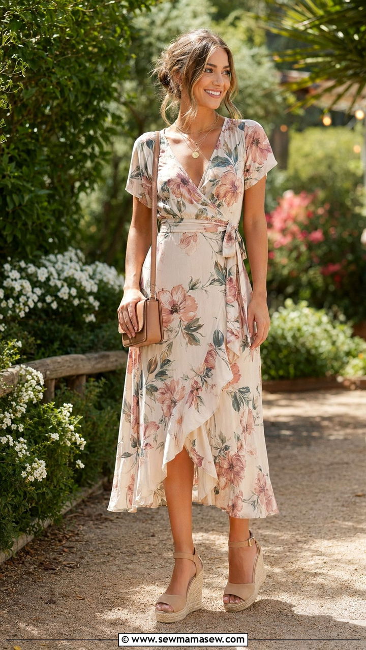 Wrap Dress For Wedding Guest - 35 Affordable wedding guest outfits