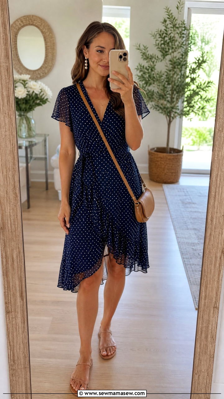 Wrap Dress Summer Outfit Women - 30 summer outfits 2026 women