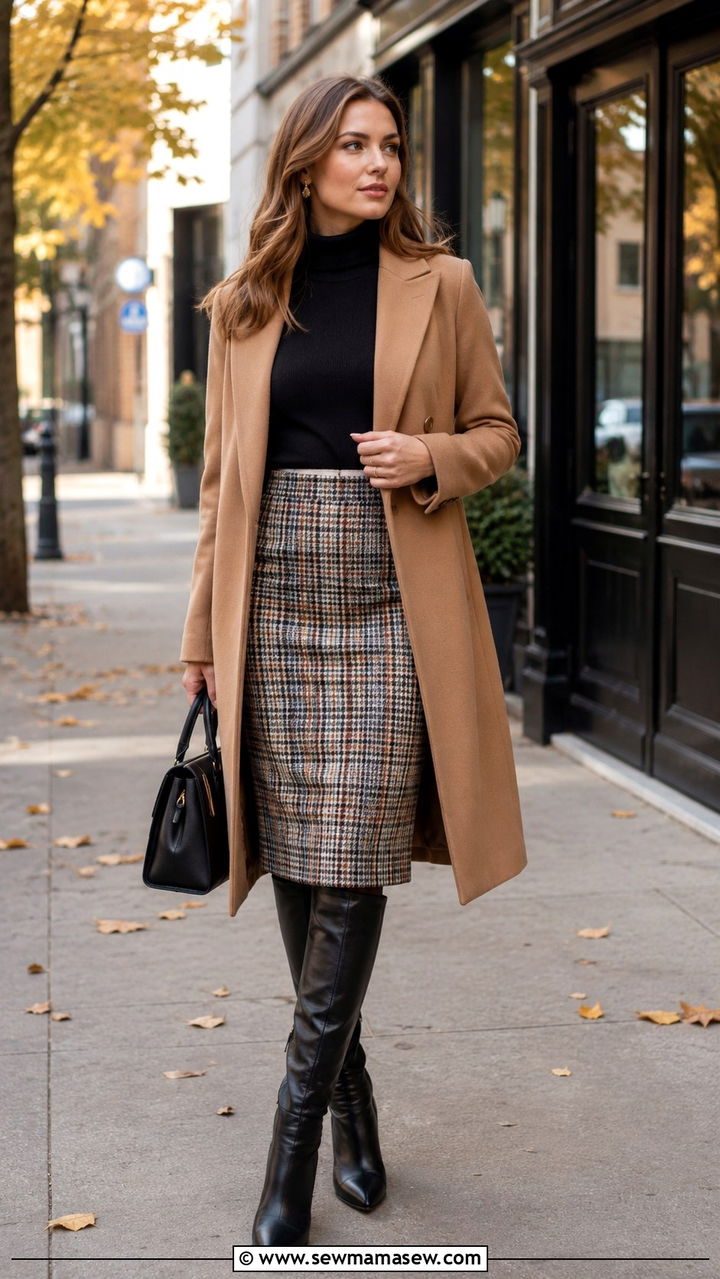 Wrap Dress With Kitten Heels Outfit - 25 Mid century outfit ideas