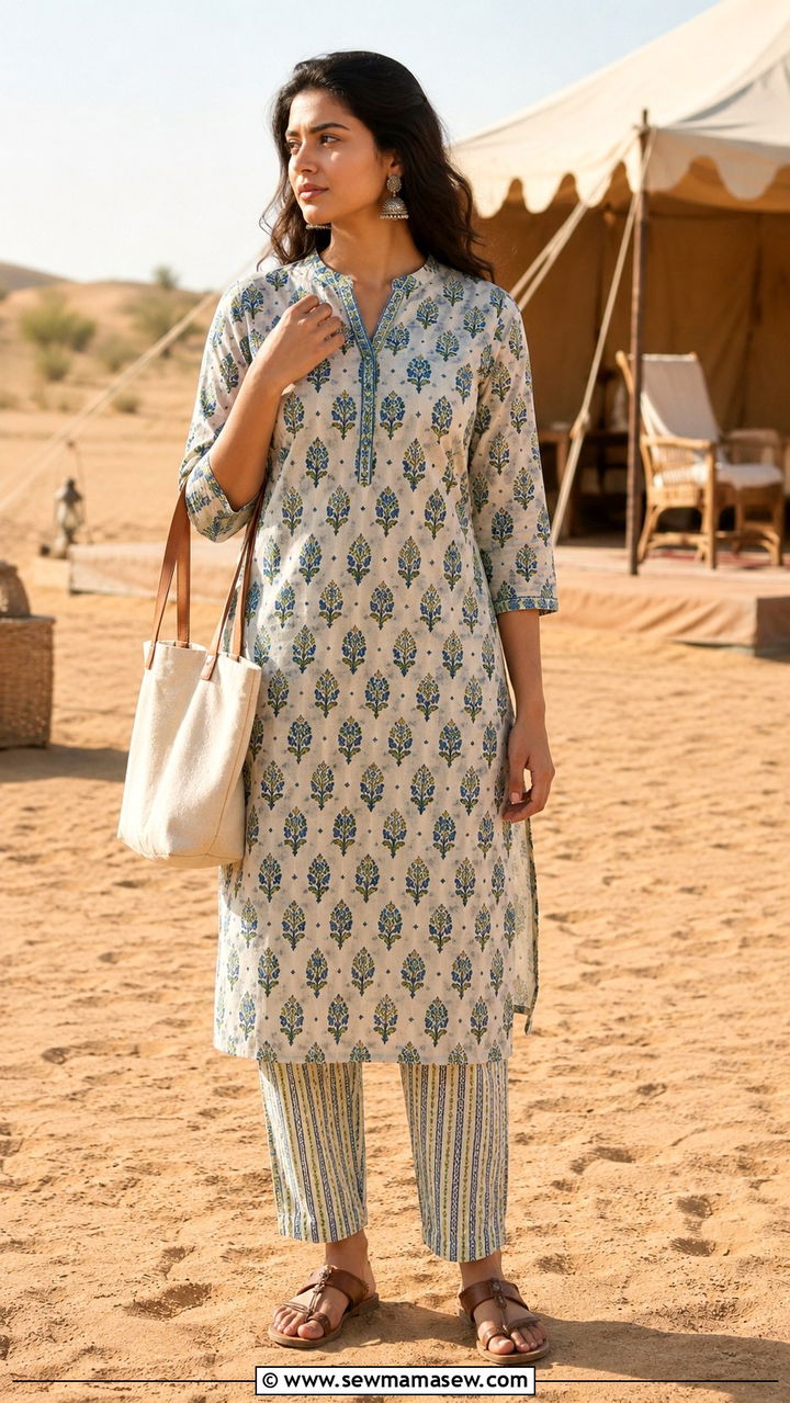 Wrap Dress With Lightweight Kimono Layer - 25 Modest outfit ideas for desert trip
