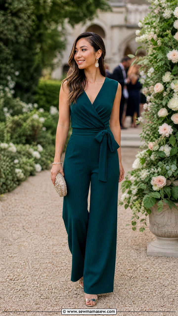 Wrap Jumpsuit Outfit Petite Wedding Guest - 25 Jumpsuit outfit ideas petite