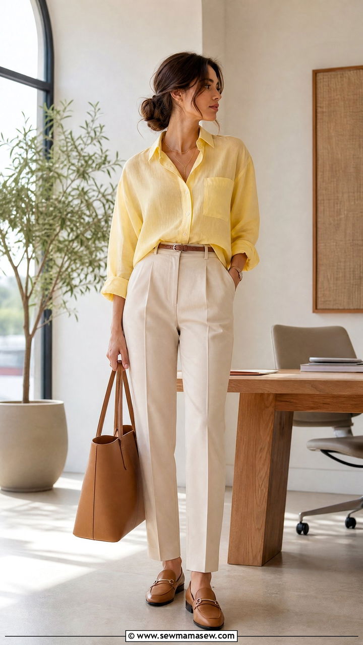 Yellow Button Up Shirt Outfit Summer - 30 Summer yellow outfit ideas