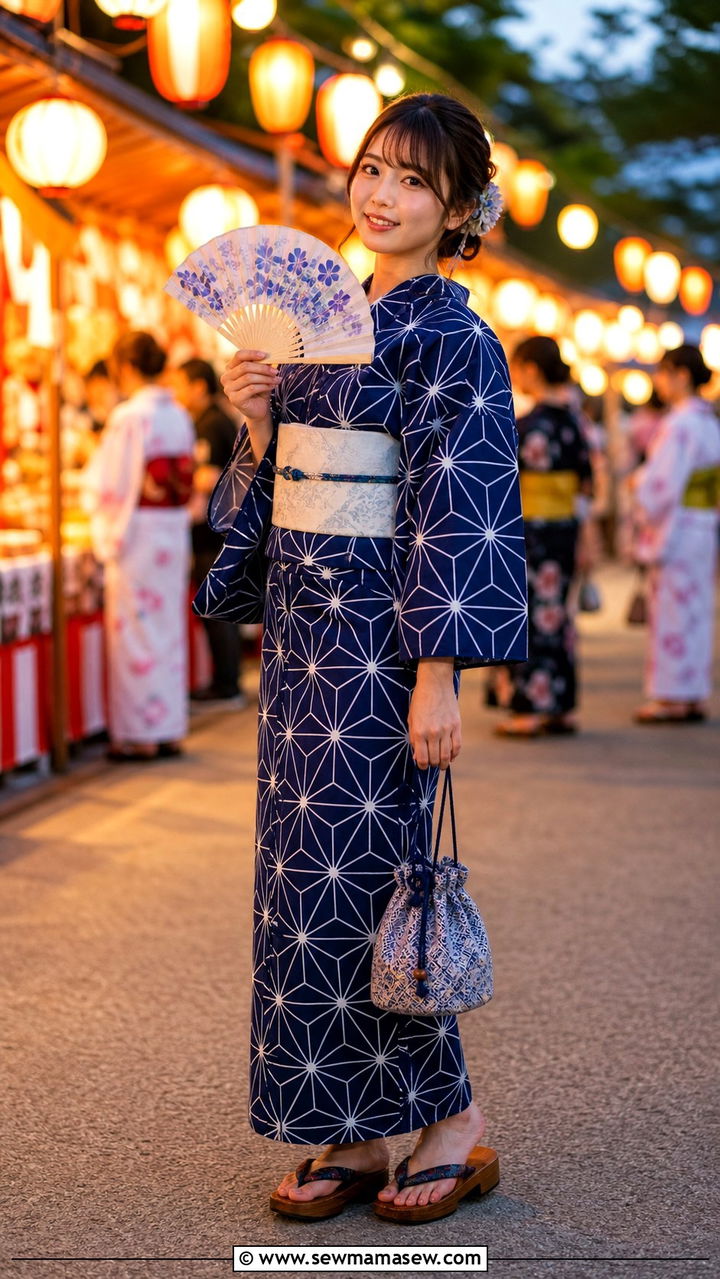 Yukata and Geta Sandals Outfit - 40 Summer Japan outfit ideas