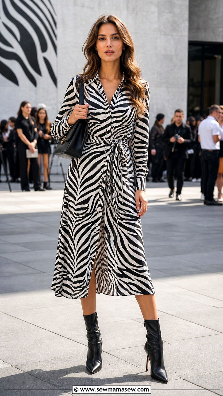 Zebra Print Outfit NYC - 40 New York outfit ideas