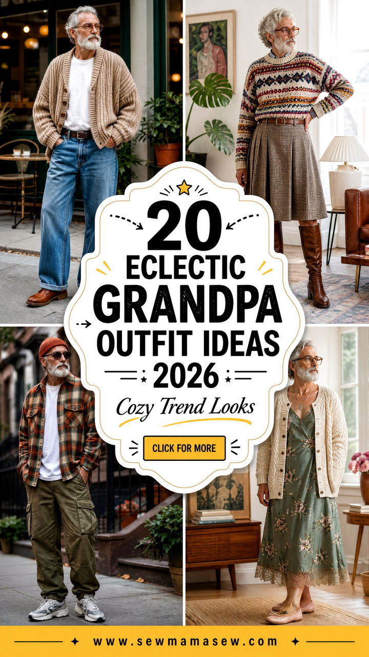 20 Eclectic grandpa outfit ideas 2026 Cozy Trend Looks - 20 Eclectic grandpa outfit ideas 2026: Cozy Trend Looks