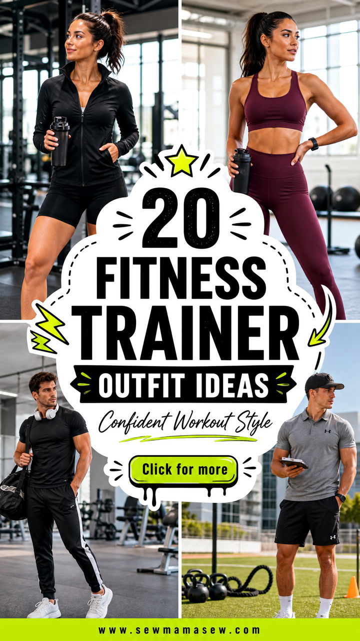 20 Fitness Trainer Outfit Ideas for Confident Workouts - 20 Fitness Trainer Outfit Ideas for Confident Workouts