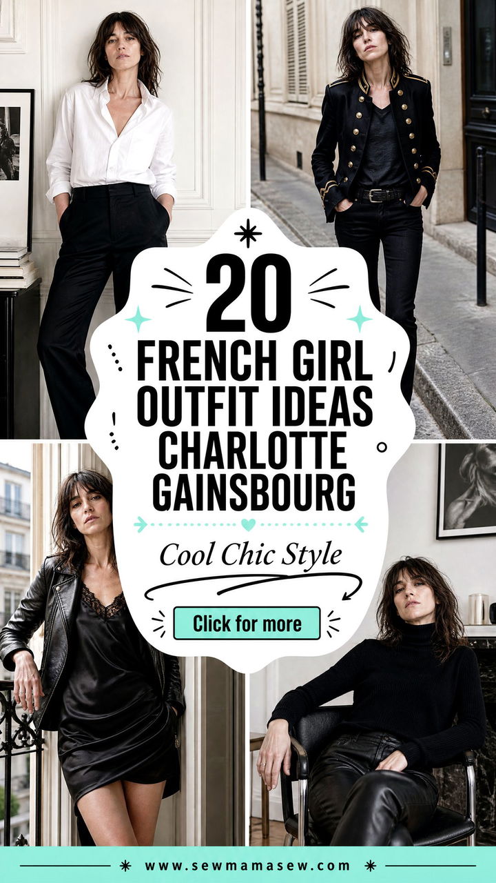 20 French girl outfit ideas Charlotte Gainsbourg Cool Chic - 20 French girl outfit ideas Charlotte Gainsbourg: Cool Chic